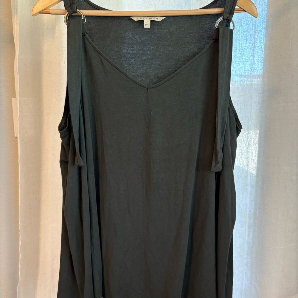 41 Hawthorn Forest Green V-Neck Tank Top